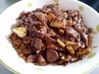 美味的鲜笋猪肝做法图解10)