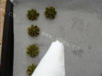 自制抹茶曲奇做法图解9)