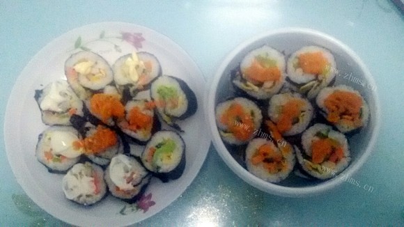 珍馐美味的紫菜包饭