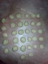 甜甜的健康绿豆饼做法图解7)