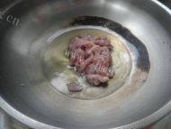 家常菜香菜炒肉丝做法图解6)