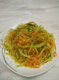 家常菜炝拌土豆丝做法图解10)