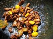 美味的蒜香里脊做法图解6)