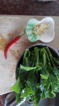 家常菜油淋菜心做法图解1)