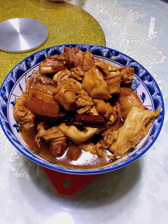 百叶结烧肉