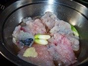 开胃浇汁菊花鱼做法图解4)