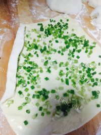 玉盘珍馐的家常葱油饼做法图解6)