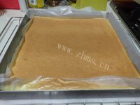 自制虎皮蛋糕卷做法图解12)