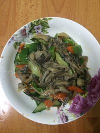 素炒蘑菇做法图解9)