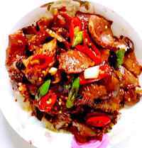 唇齿留香的小炒腊肉做法图解6)