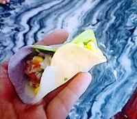 美味的彩色水饺做法图解8)