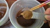 自制迷彩戚风做法图解5)