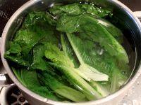 甘脆的白灼生菜做法图解6)