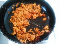 家常菜肉末豆腐羹做法图解9)