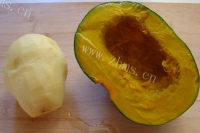 美味的窝瓜炖土豆的做法图解二