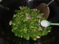 青椒炒毛豆自制