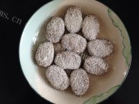 白软的咖啡红豆煎饼做法图解10)