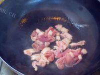 家常菜小白菜炒肉做法图解6)