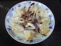 味美的梭子蟹蒸粉丝做法图解5)