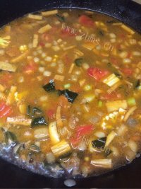 美味什锦烩麻食做法图解9)