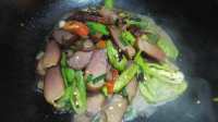 家常菜青椒炒腊肉