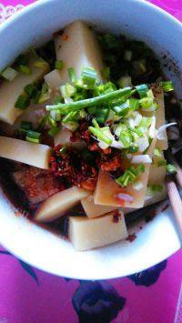 家常菜凉拌米豆腐