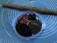 可口的美容黑麦山药糊做法图解1)
