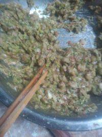 美味发面白菜肉包子做法图解3)
