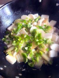 食欲满满的白菜炒年糕
