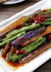 DIY茄子豆角做法图解5)