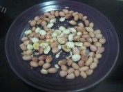 自制花生酱菠菜塔做法图解3)