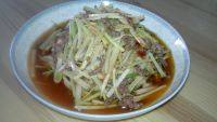 家常菜芹菜牛肉丝