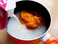 美味的酒酿南瓜西米露做法图解5)