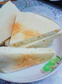 自己做的发面大饼