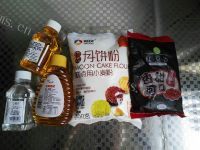浓情满满桂花豆沙月饼做法图解1)