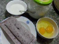鸡蛋红豆年糕羹做法图解1)