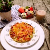 诱人的芝士焗饭做法图解6)