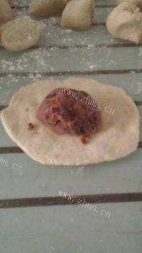 自己做的红豆馅饼做法图解4)