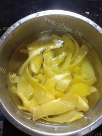 自制柚子皮糖做法图解7)