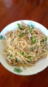 自制青椒土豆丝