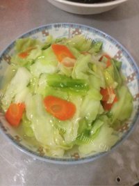 五味俱全的炒包菜做法图解10)