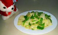 家常菜青椒炒地瓜