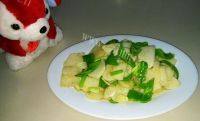 家常菜青椒炒地瓜