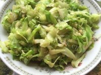 家常菜清炒包菜