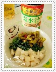 简易的干捞锅烧肉米粉做法图解3)