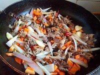 自己做的孜然牛肉炒饭做法图解6)