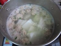 冬瓜肉丸汤做法图解7)