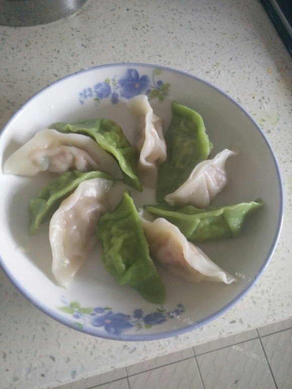 十分可口的翡翠饺子