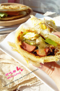 鲜美可口的鸡蛋灌饼