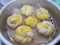 DIY双色花卷